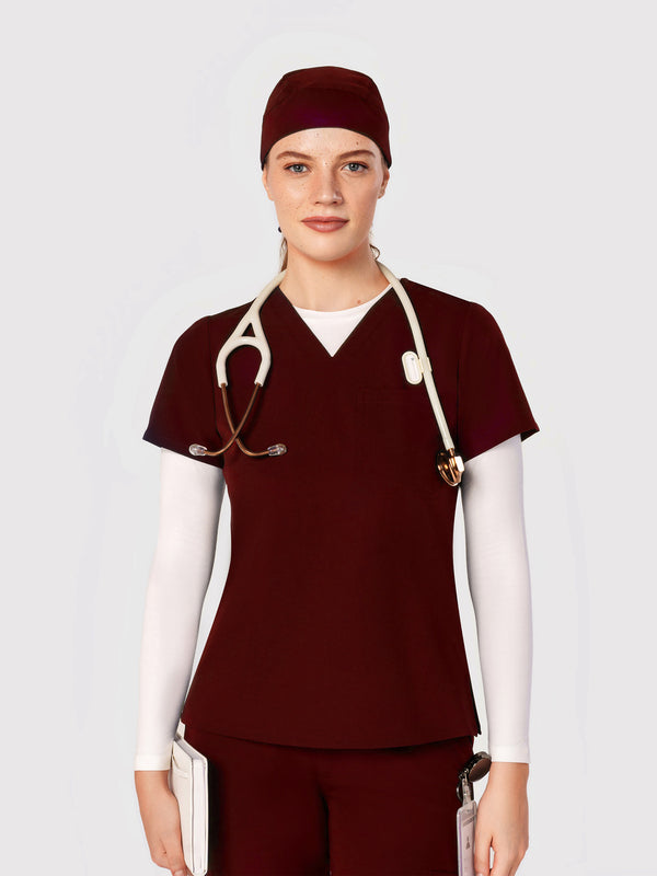 Seam Two-Pocket Scrub Top