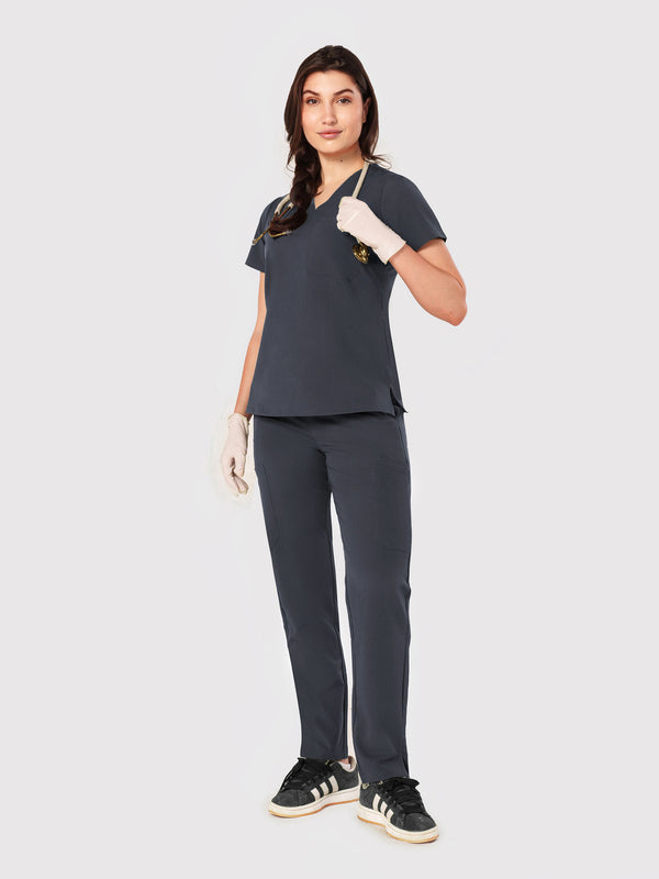 Seam Two-Pocket Scrub Top