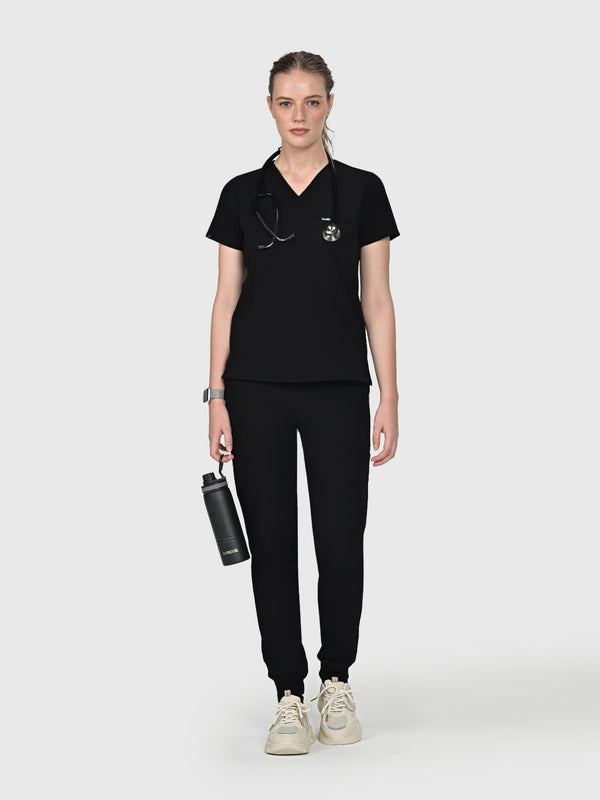 High Waisted Flex Nine-Pocket Jogger Scrub Pant