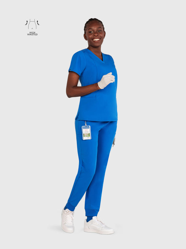 High Waisted Flex Nine-Pocket Jogger Scrub Pant