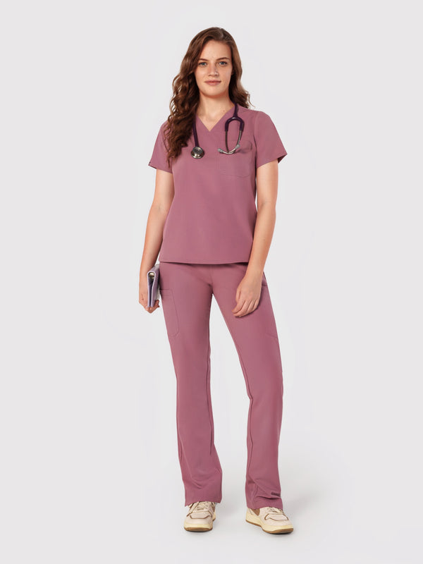 Seam Two-Pocket Scrub Top