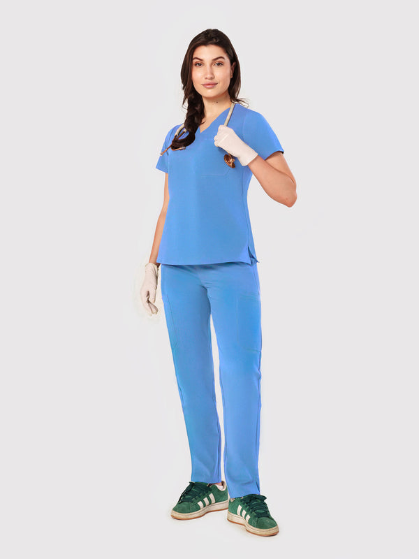 Seam Two-Pocket Scrub Top