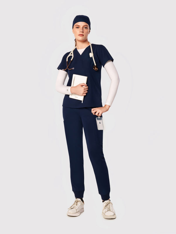 Zing Nine-Pocket Jogger Scrub Pant