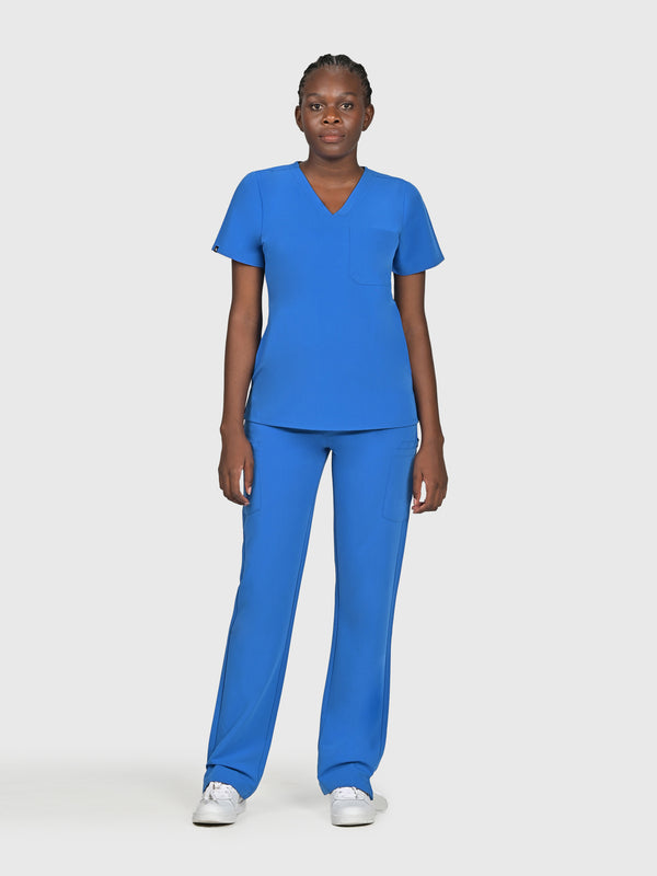 Seam Two-Pocket Scrub Top