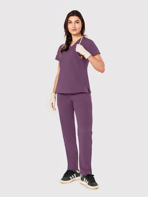 Seam Two-Pocket Scrub Top