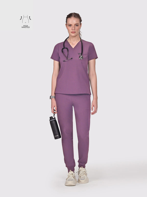 High Waisted Flex Nine-Pocket Jogger Scrub Pant