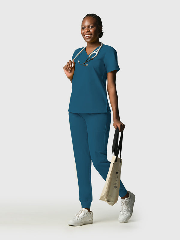 Zing Nine-Pocket Jogger Scrub Pant