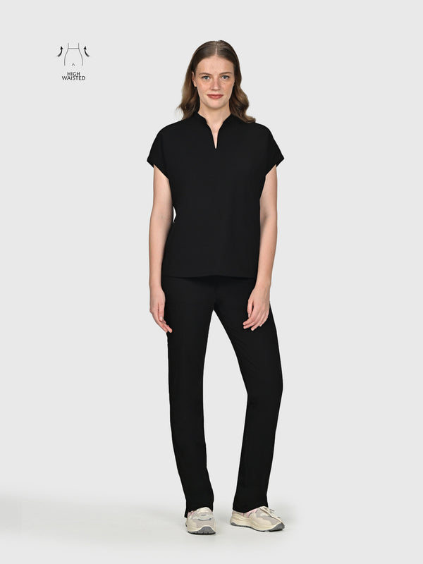 High Waisted Rise Ten-Pocket Cargo Scrub Pant
