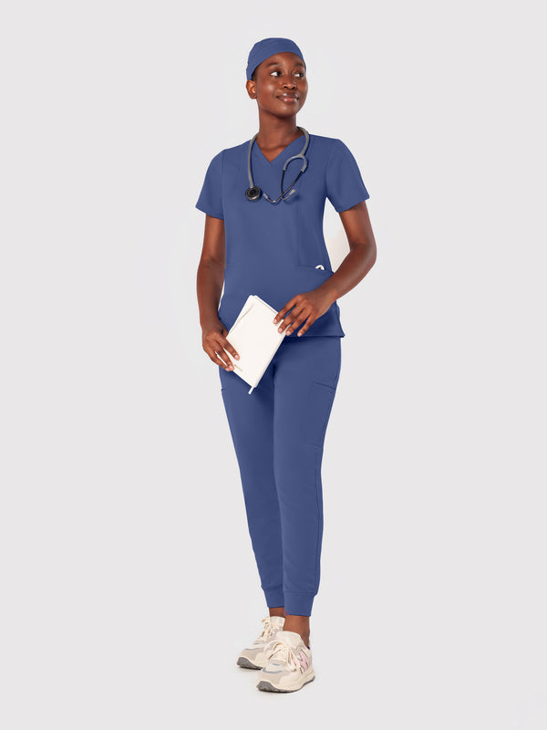Zing Nine-Pocket Jogger Scrub Pant