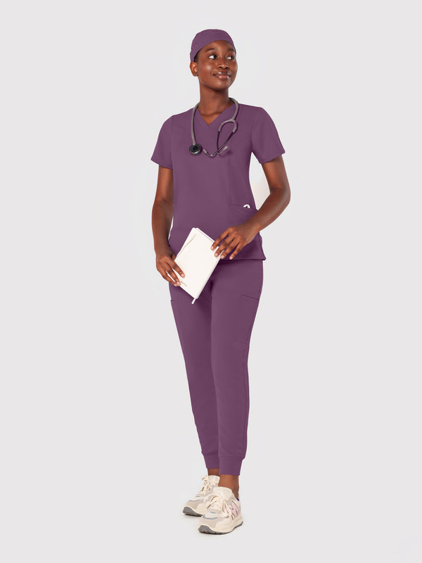 Zing Nine-Pocket Jogger Scrub Pant