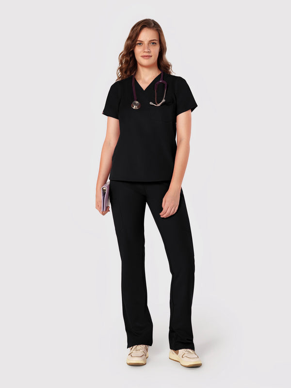 Seam Two-Pocket Scrub Top