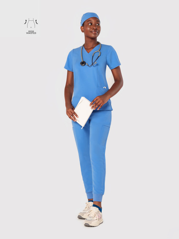 High Waisted Flex Nine-Pocket Jogger Scrub Pant