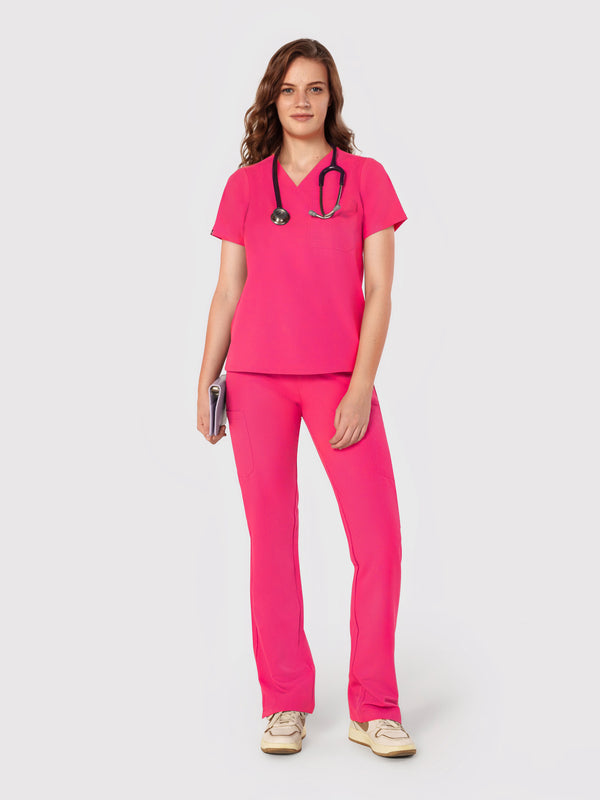 Seam Two-Pocket Scrub Top