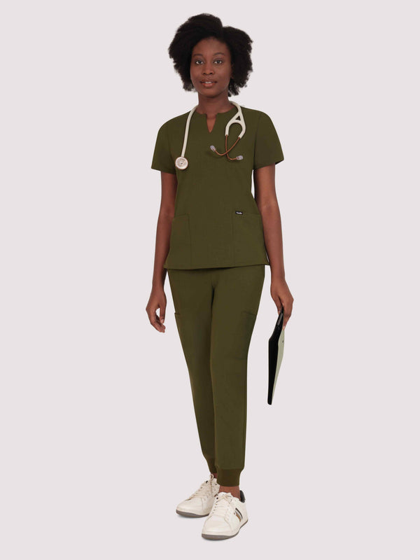 Nexa Six-Pocket Scrub Top