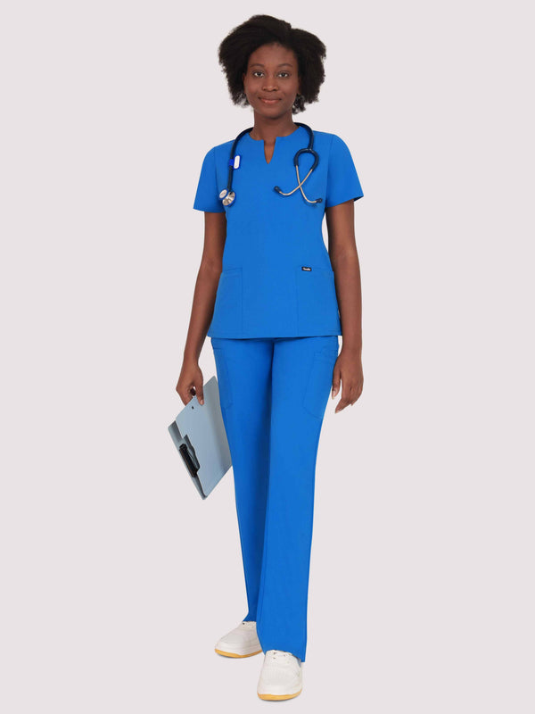 Nexa Six-Pocket Scrub Top