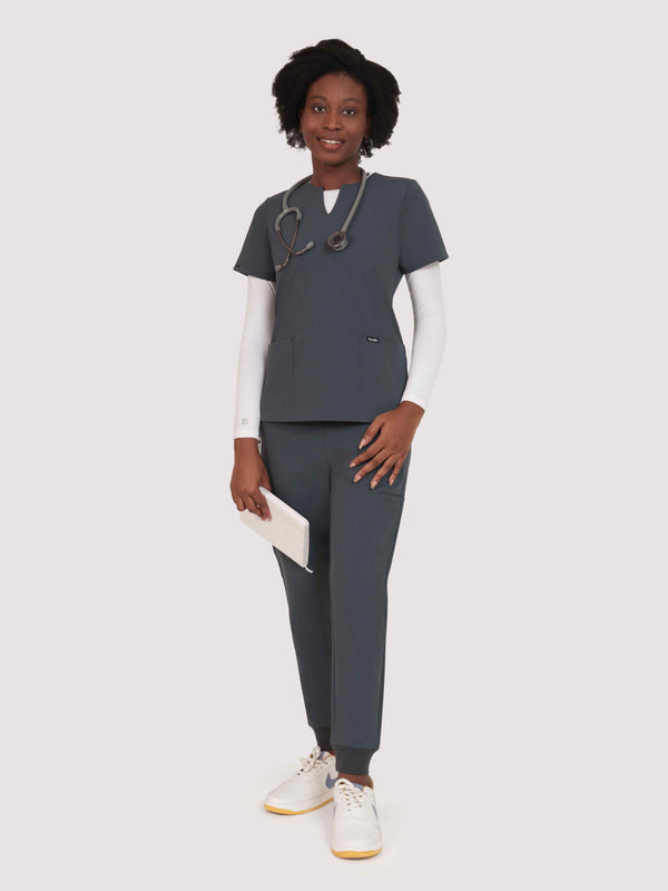 Nexa Six-Pocket Scrub Top