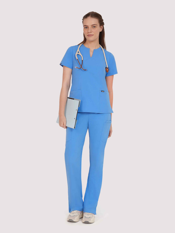 Nexa Six-Pocket Scrub Top
