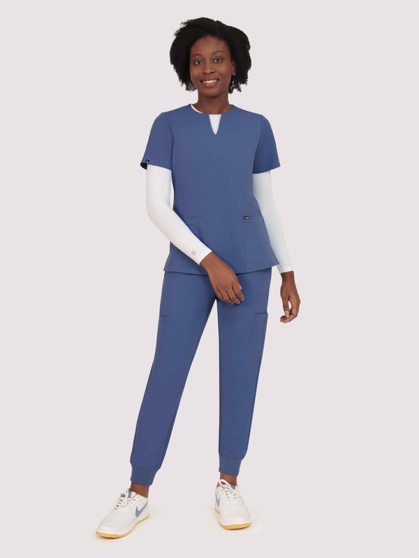 Nexa Six-Pocket Scrub Top