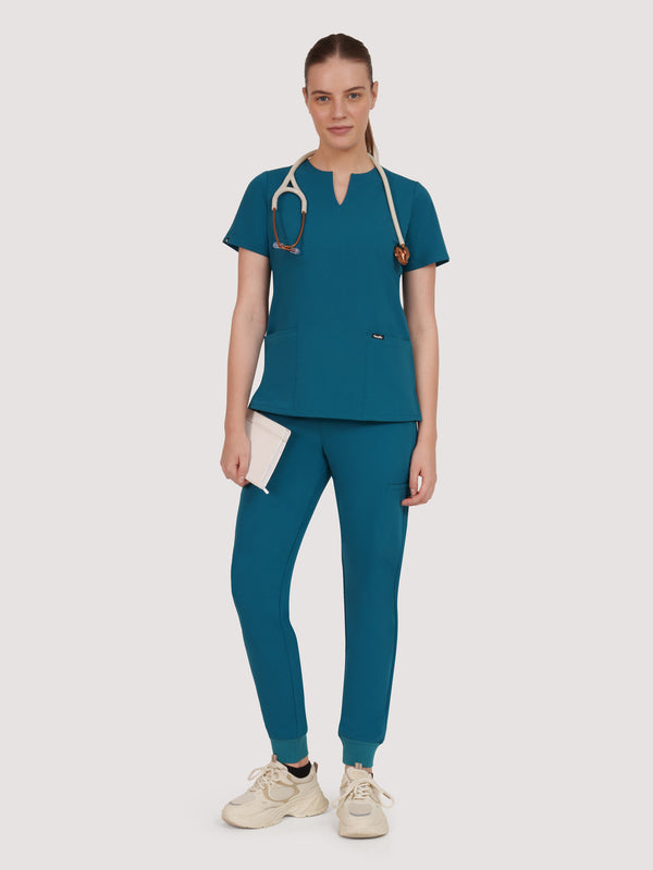 Nexa Six-Pocket Scrub Top