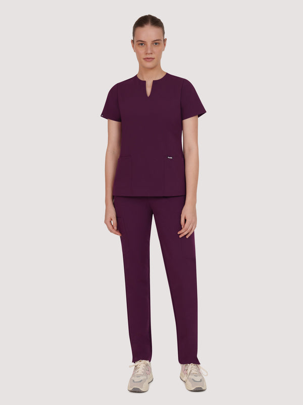 Nexa Six-Pocket Scrub Top