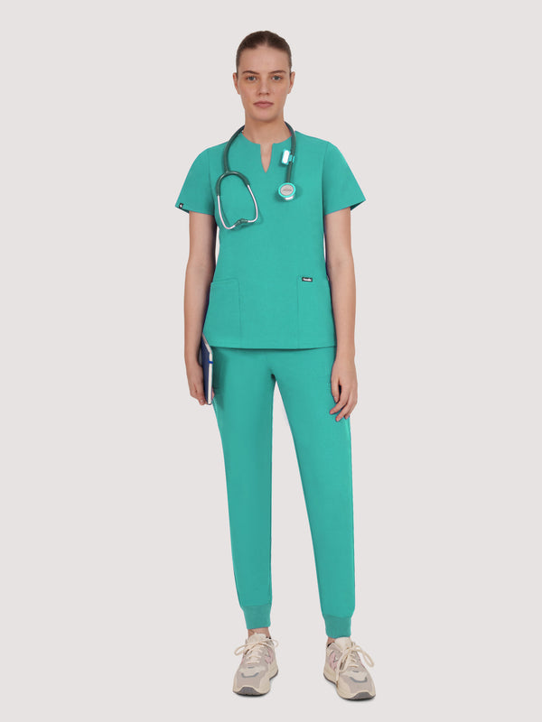 Nexa Six-Pocket Scrub Top
