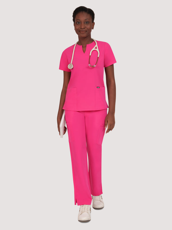 Nexa Six-Pocket Scrub Top