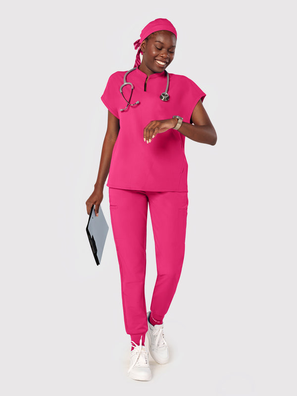 High Waisted Flex Nine-Pocket Jogger Scrub Pant