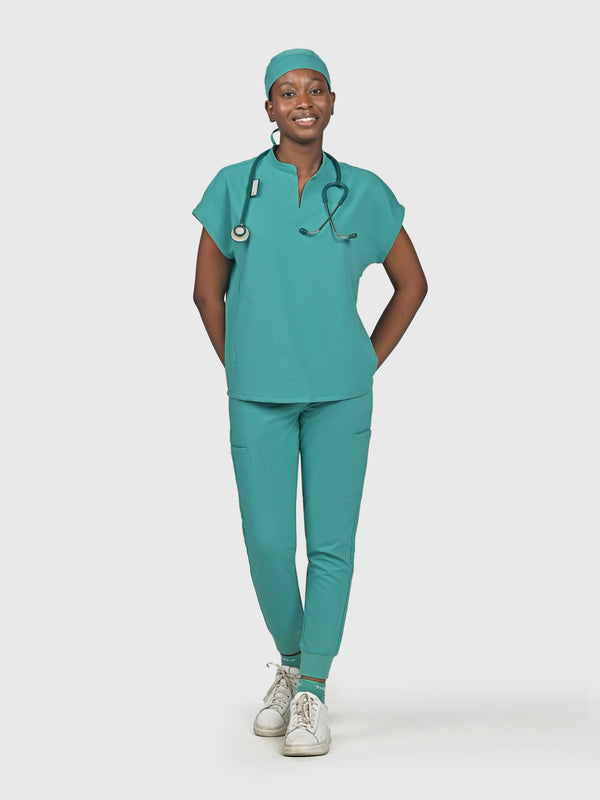 High Waisted Flex Nine-Pocket Jogger Scrub Pant