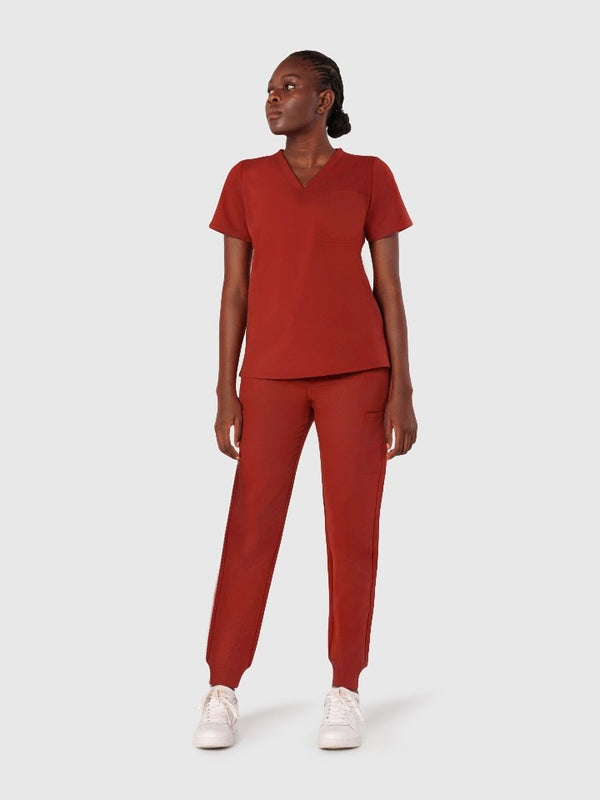 High Waisted Flex Nine-Pocket Jogger Scrub Pant