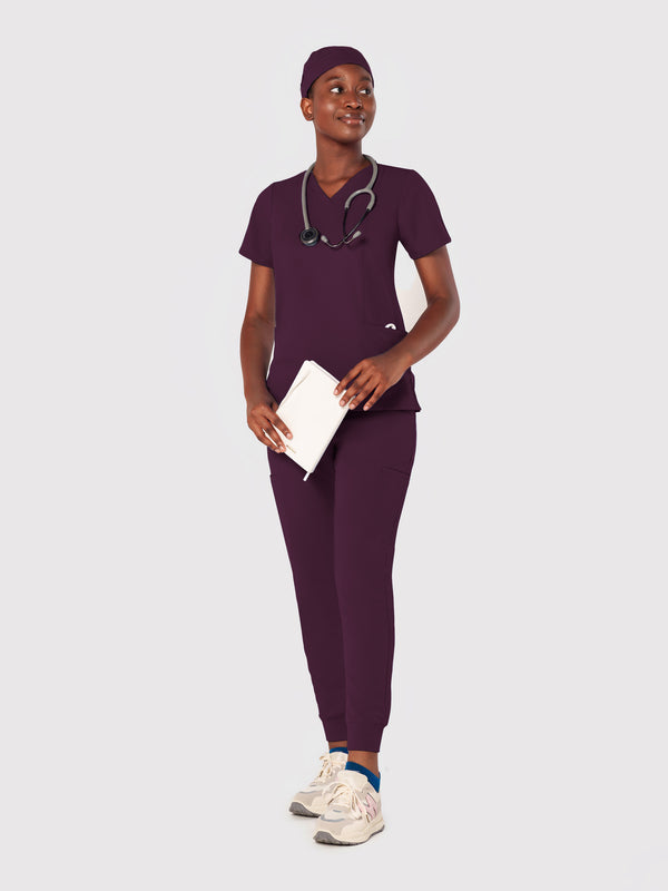 High Waisted Flex Nine-Pocket Jogger Scrub Pant