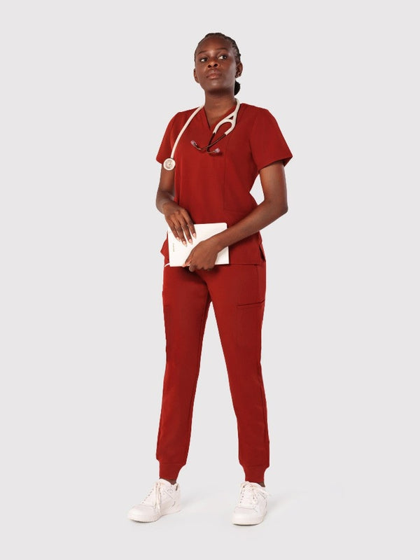 Zing Nine-Pocket Jogger Scrub Pant