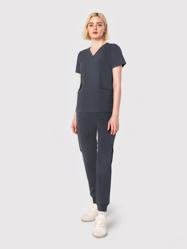 Zing Nine-Pocket Jogger Scrub Pant