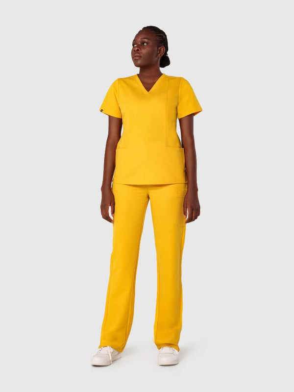 High Waisted Rise Ten-Pocket Cargo Scrub Pant