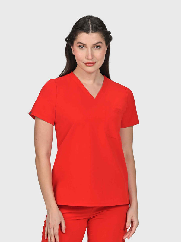 Seam Two-Pocket Scrub Top
