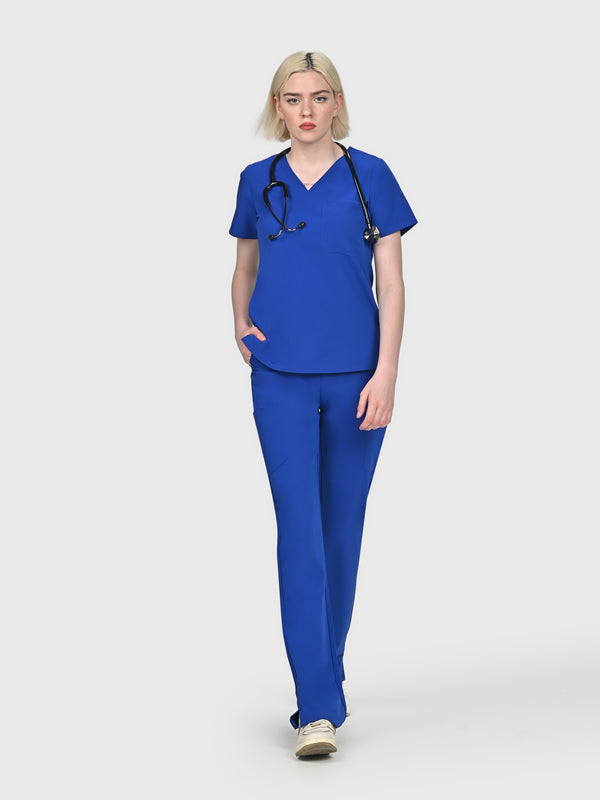 Seam Two-Pocket Scrub Top