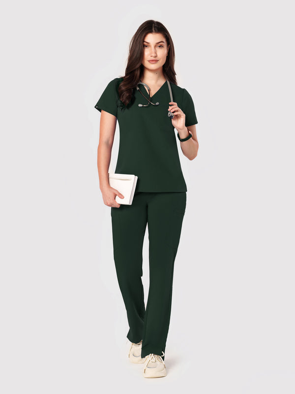 Seam Two-Pocket Scrub Top