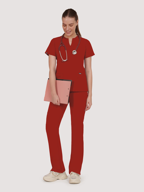 Nexa Six-Pocket Scrub Top