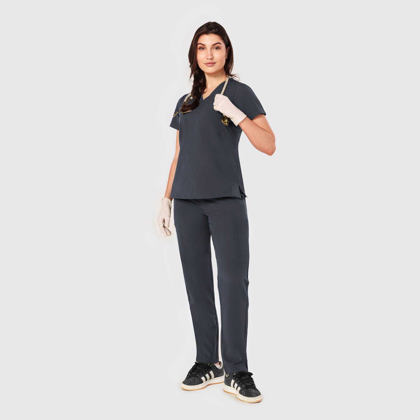 Seam Two-Pocket Scrub Top