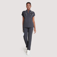 Sleek Eight-Pocket Slim Scrub Pant