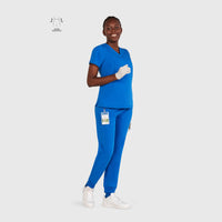 High Waisted Flex Nine-Pocket Jogger Scrub Pant