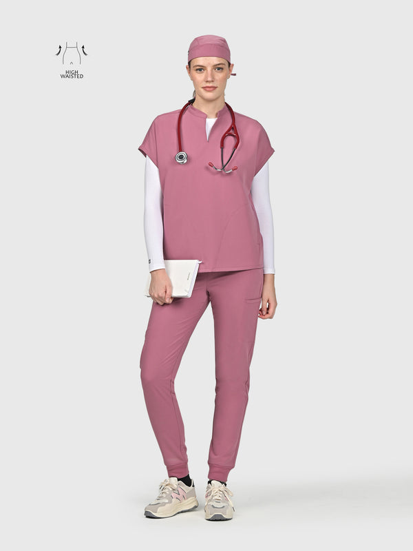 High Waisted Flex Nine-Pocket Jogger Scrub Pant