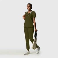 Zing Nine-Pocket Jogger Scrub Pant
