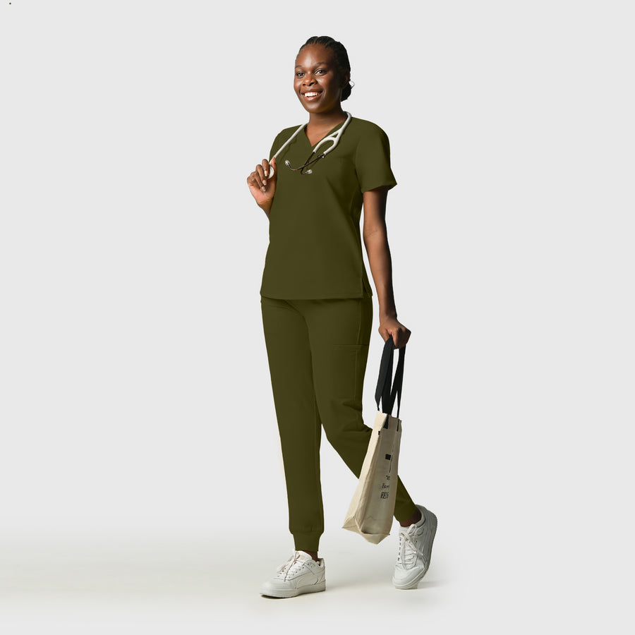 Zing Nine-Pocket Jogger Scrub Pant