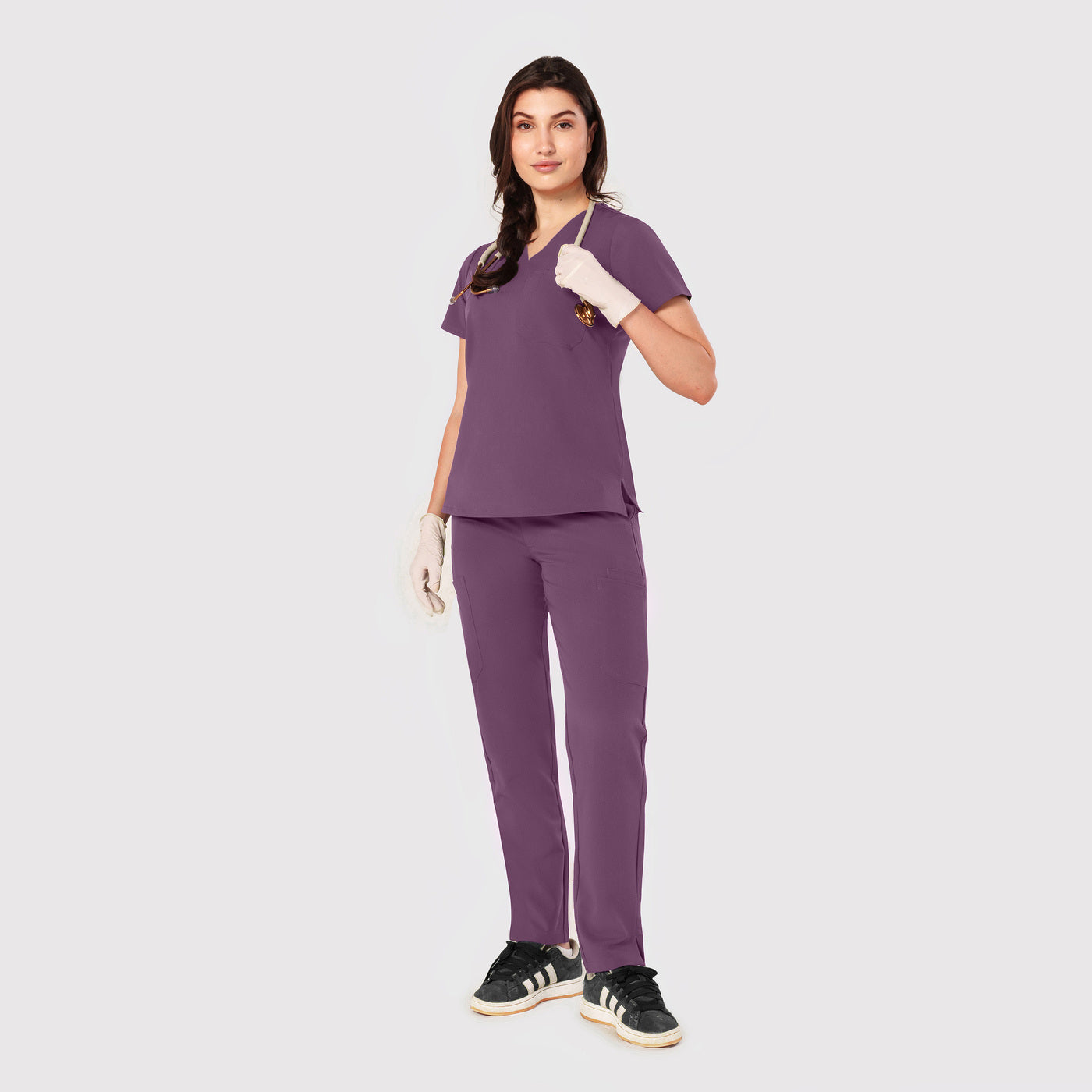 Seam Two-Pocket Scrub Top