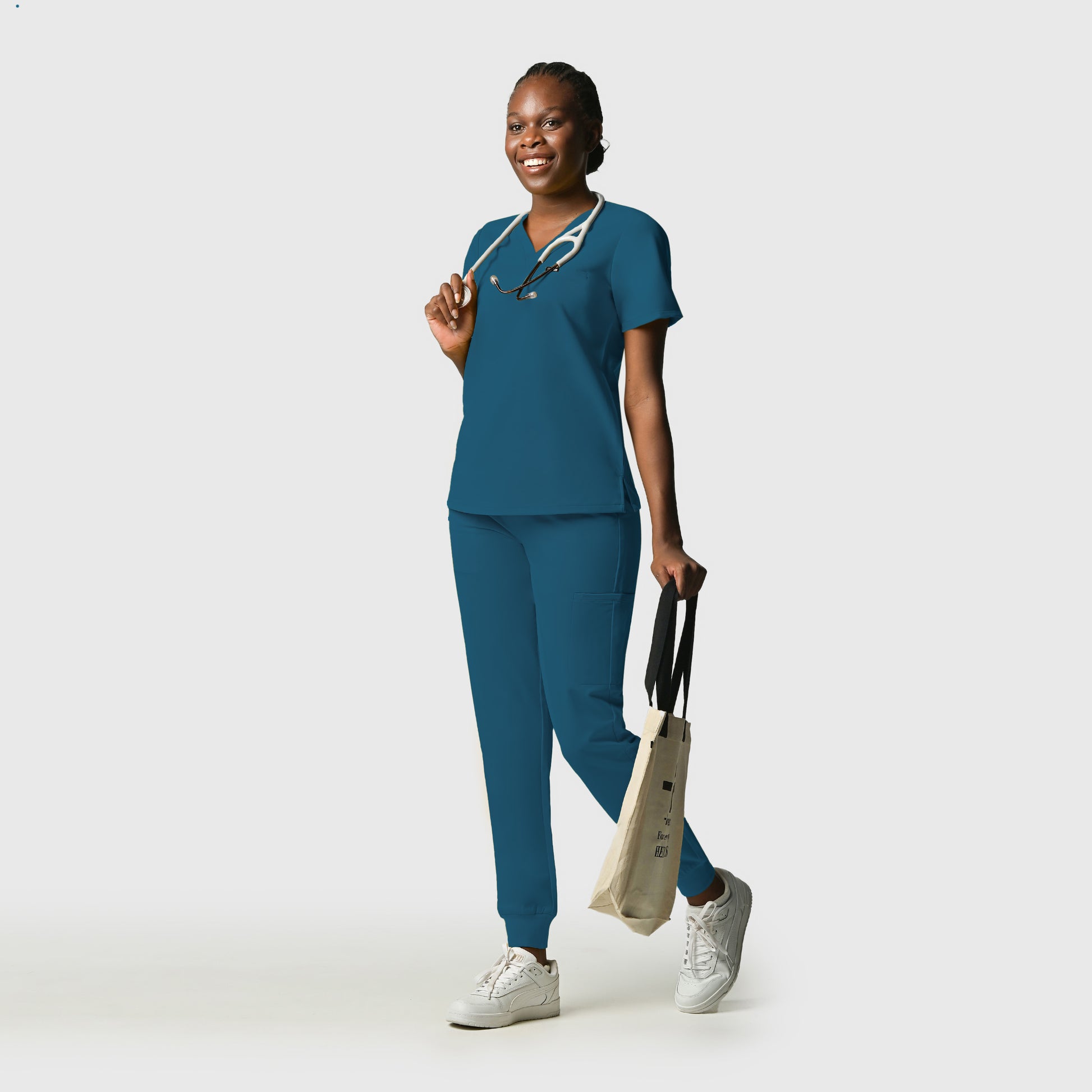 Zing Nine-Pocket Jogger Scrub Pant