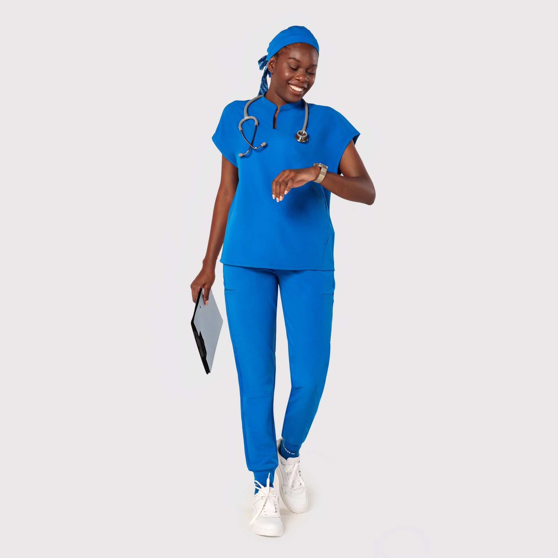 Zing Nine-Pocket Jogger Scrub Pant
