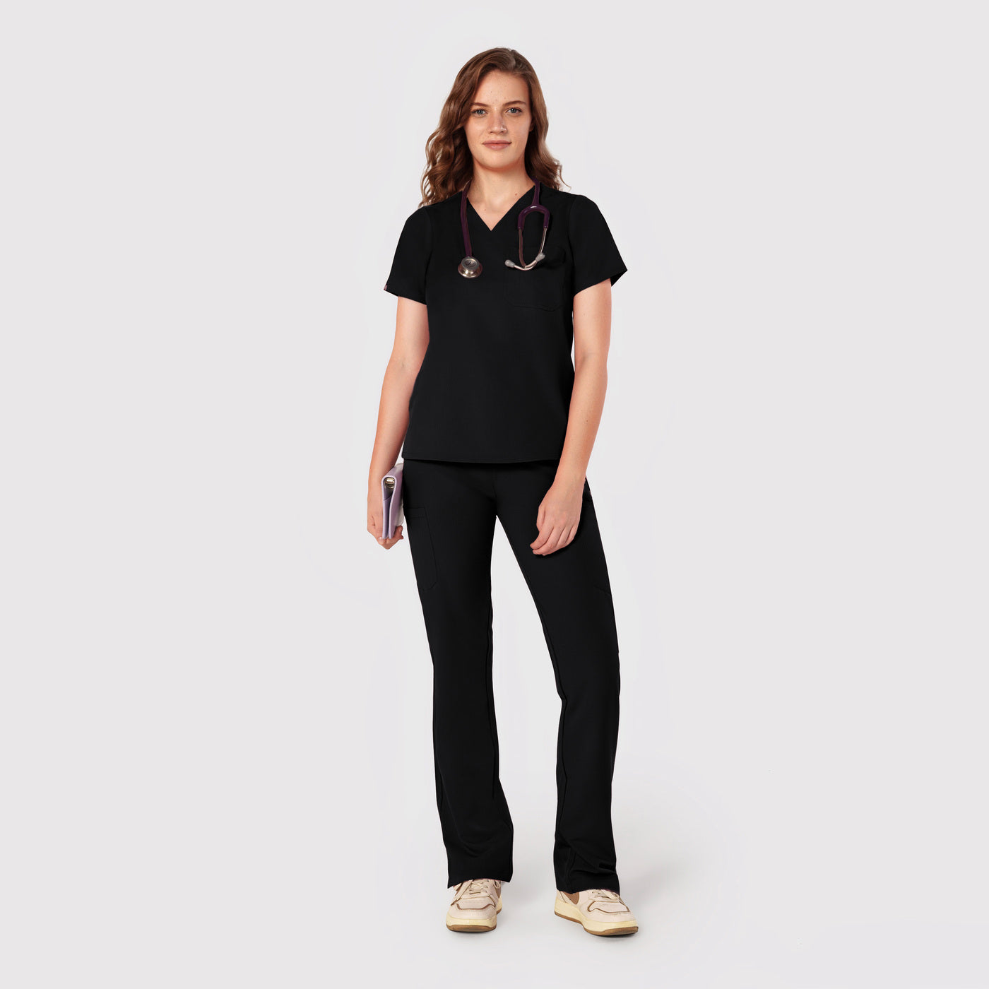 Seam Two-Pocket Scrub Top
