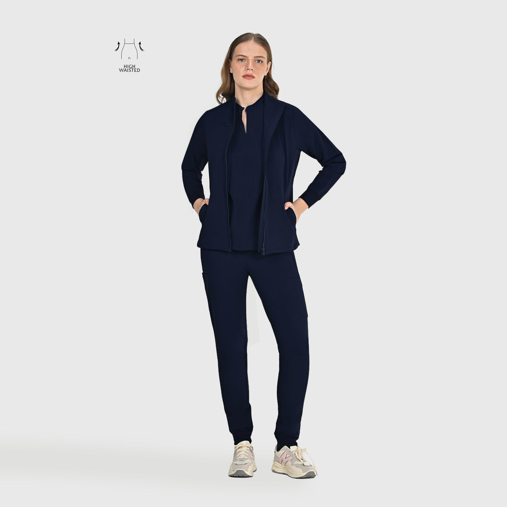 High Waisted Flex Nine-Pocket Jogger Scrub Pant