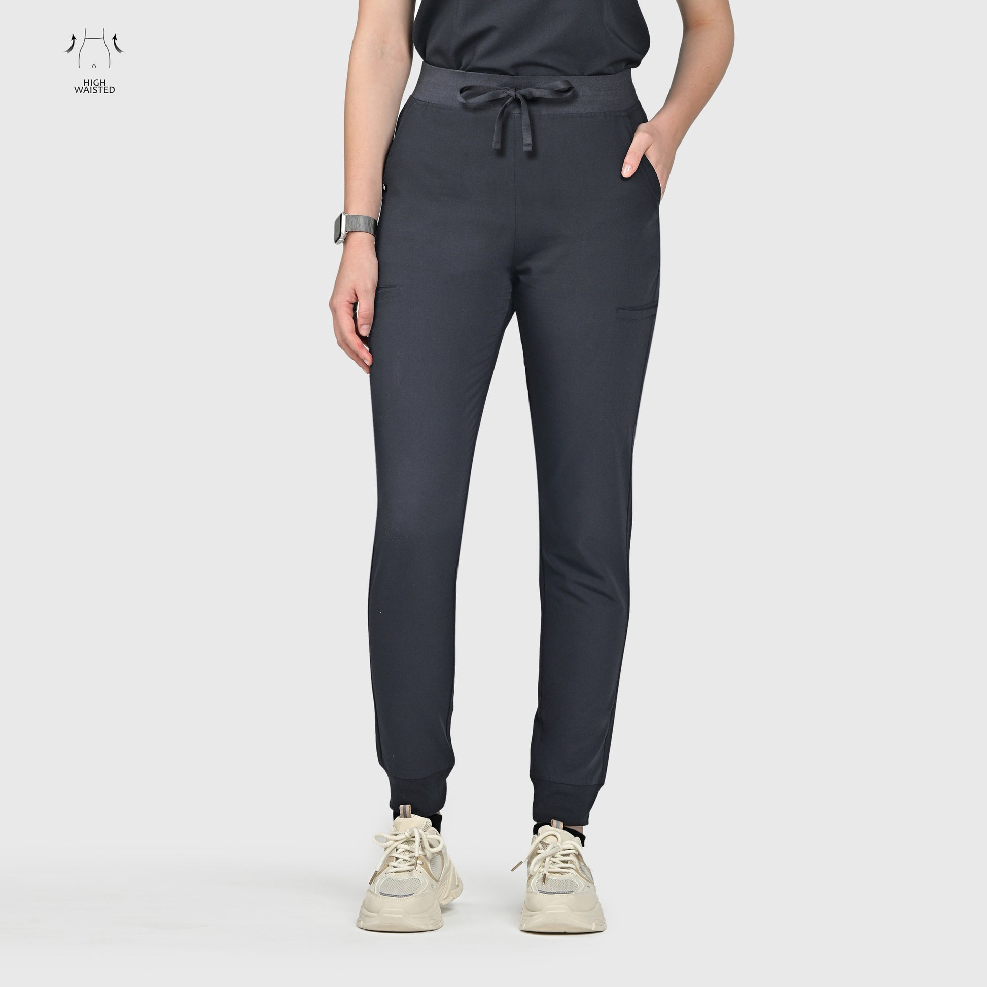 High Waisted Flex Nine-Pocket Jogger Scrub Pant