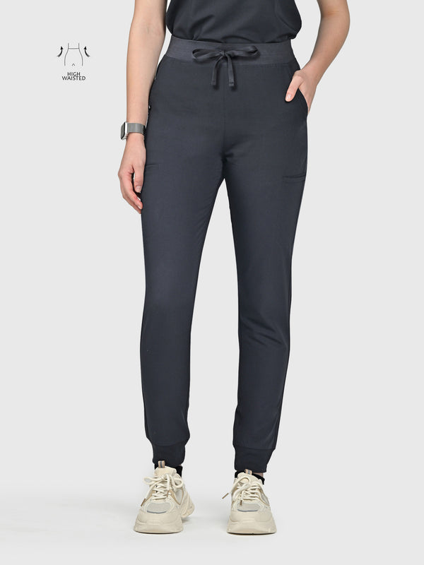 High Waisted Flex Nine-Pocket Jogger Scrub Pant